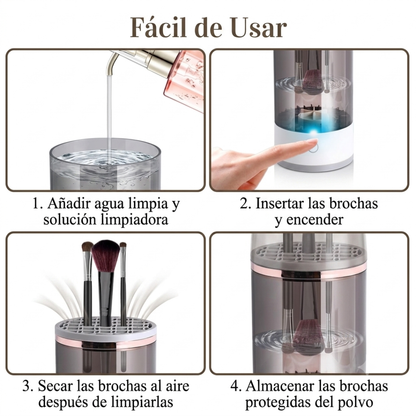 Limpiador Eléctrico De Brochas De Maquillaje