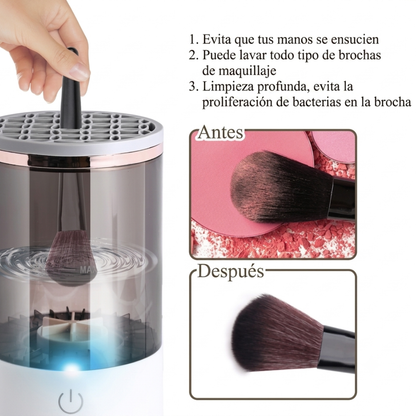 Limpiador Eléctrico De Brochas De Maquillaje