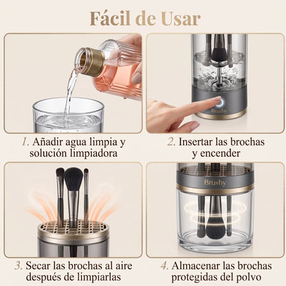 Limpiador Eléctrico De Brochas De Maquillaje